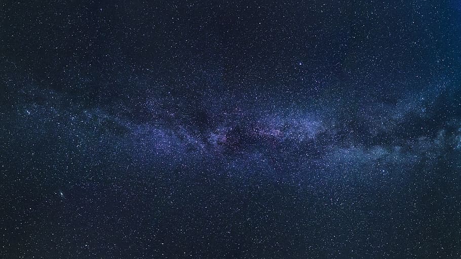 Blue and Purple Cosmic Sky, abstract, astro, astronomy, background, HD wallpaper